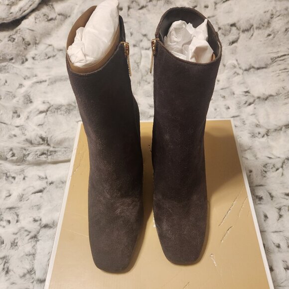 Michael Kors Hazel Flex Bootie – Chocolate Suede – Size 8.5M (NEW) - Picture 2 of 7